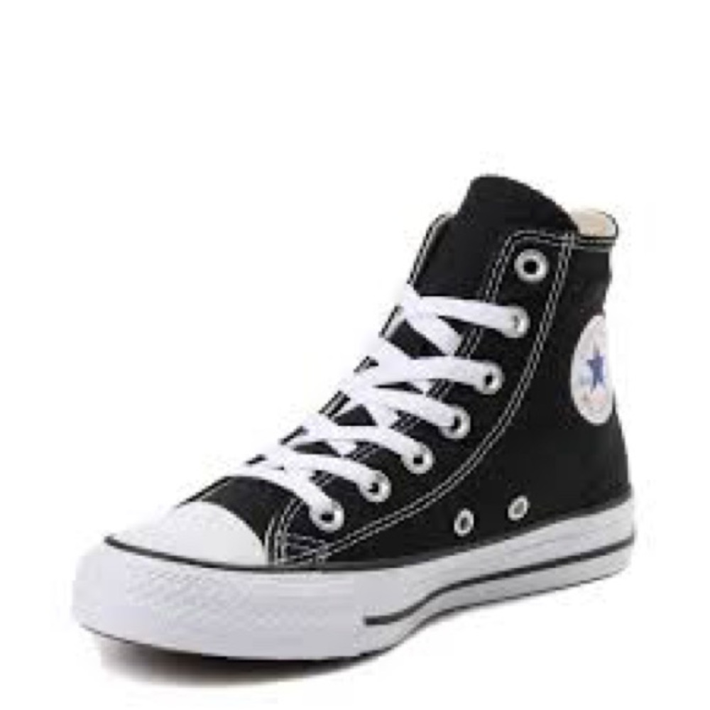 ✰ BLACK HIGH TOP CONVERSE